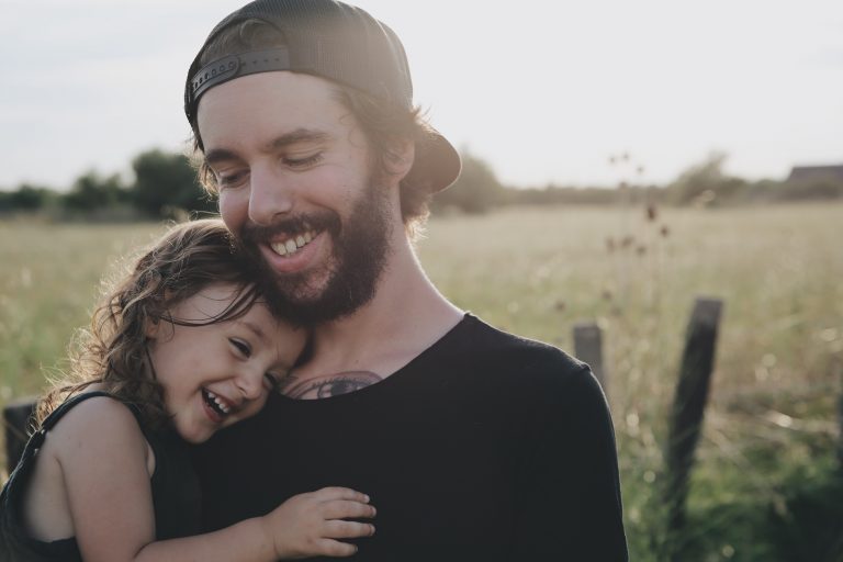 Dad with Daughter
